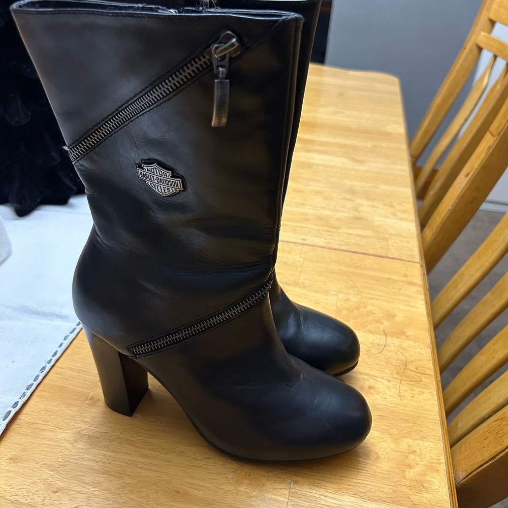 Harley Davidson woman’s riding boots size 7.5 black